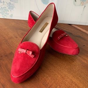 Red Loafers with bow